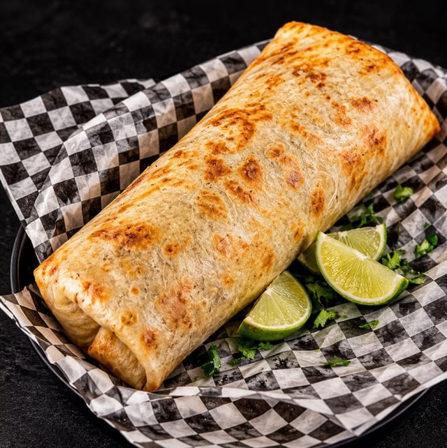 Chorizo Breakfast Burrito.