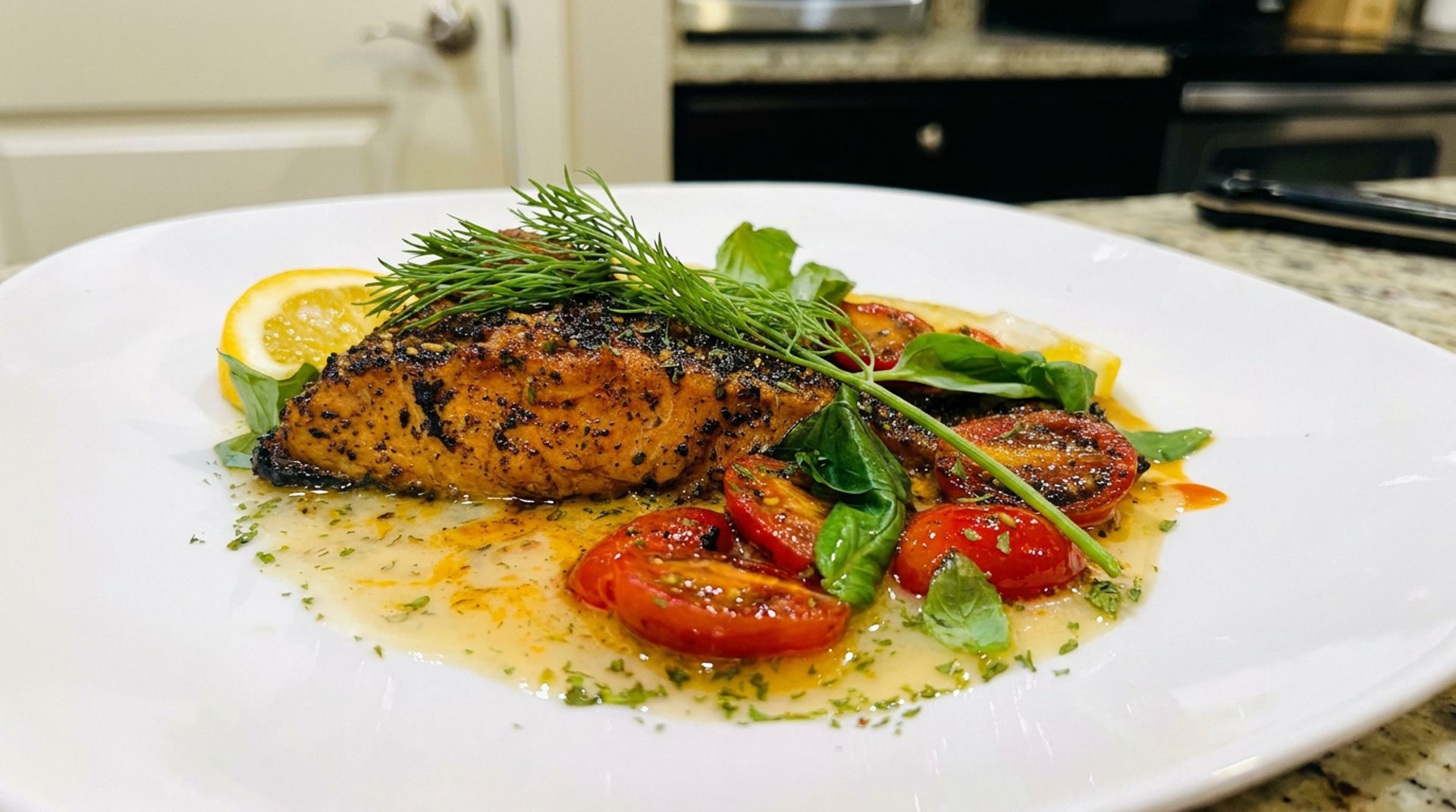 Care goes into the plate